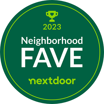 2023 Nextdoor neighborhood fave badge